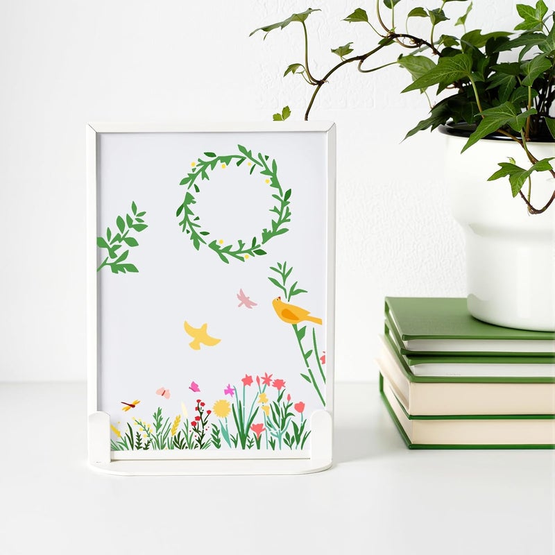 Resflyar 20 PCS Wildflower Stencils for Painting, 6 x 4.7 Inch Reusable Plastic Plant Templates for Painting on Wood Wall, Flowers Leaf Stencils Set for Rock Canvas Drawing Art Tile Home DIY Craft Decor - Image 3